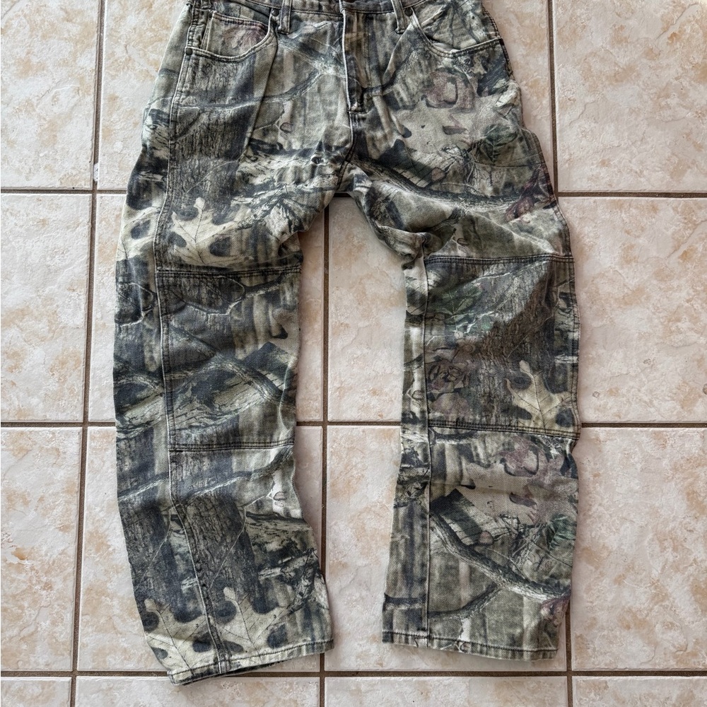 NFINITY Men's Green Camouflage Cargo Pants